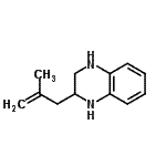 CAS 登录号：113477-72-8， 2-(2-甲基-2-丙烯-1-基)-1,2,3,4-四氢喹喔啉