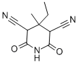 CAS#: 1135-62-2, 4-Ethyl-4-methyl-2,6-dioxo-piperidine-3,5-dicarbonitrile