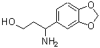 CAS 登录号：113511-45-8， 3-氨基-3-(1,3-苯并二氧戊环-5-基)-1-丙醇
