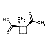 CAS#: 113522-54-6, (1R,2S)-2-Acetyl-1-Methylcyclobutanecarboxylic Acid
