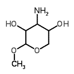 CAS#: 113564-71-9, Methyl 3-Amino-3-Deoxypentopyranoside