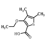 CAS#: 113589-54-1, 3-Ethoxy-4,5-Dimethyl-2-Thiophenecarboxylic Acid