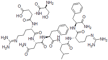 CAS#: 113611-67-9, L-Seryl-L-a-aspartyl-L-arginyl-L-asparaginyl-L-phenylalanyl-L-leucyl-L-arginyl-L-Phenylalaninamide