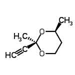 CAS#: 113630-88-9, (2R,4S)-2-Ethynyl-2,4-Dimethyl-1,3-Dioxane