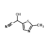 CAS#: 113732-80-2, Hydroxy(2-Methyl-1,3-Thiazol-5-Yl)Acetonitrile