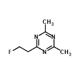 CAS#: 113768-74-4, 2-(2-Fluoroethyl)-4,6-Dimethyl-1,3,5-Triazine