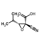 CAS 登录号：113966-59-9， (2R,3R)-2-氰基-3-异丙基-2-环氧乙烷羧酸
