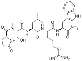 CAS#: 114056-25-6, 5-Oxo-L-prolyl-L-seryl-L-leucyl-L-arginyl-L-tryptophanamide