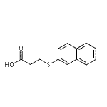 CAS#: 1141-45-3, 3-(2-Naphthylsulfanyl)Propanoic Acid