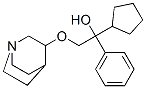 CAS#: 114121-68-5, 3-(2'-Phenyl-2'-Cyclopentyl-2'-Hydroxyethoxy)Quinuclidine