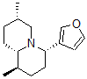 CAS 登录号：1143-54-0， (1R,4S,7S,9aS)-4-呋喃-3-基-1,7-二甲基-2,3,4,6,7,8,9,9a-八氢-1H-喹嗪
