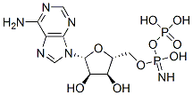 CAS#: 114661-04-0, [[[[(2R,3S,4R,5R)-5-(6-Aminopurin-9-Yl)-3,4-Dihydroxyoxolan-2-Yl]Methoxy-Hydroxyphosphoryl]Oxy-Hydroxyphosphoryl]Amino]Phosphonic Acid