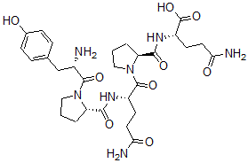 CAS#: 114691-30-4, L-Tyrosyl-L-prolyl-L-glutaminyl-L-prolyl-L-Glutamine