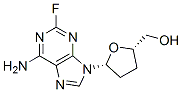CAS 登录号：114849-59-1， [(2S,5R)-5-(6-氨基-2-氟嘌呤-9-基)四氢呋喃-2-基]甲醇