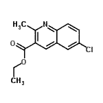 CAS#: 114858-39-8, Ethyl 6-Chloro-2-Methyl-3-Quinolinecarboxylate