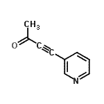 CAS 登录号：114880-30-7， 4-(3-吡啶基)-3-丁炔-2-酮