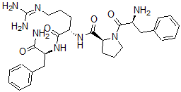 CAS 登录号：114892-66-9， L-苯丙氨酰-L-脯氨酰-L-精氨酰-L-苯丙氨酰胺