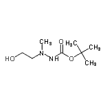 CAS#: 114897-65-3, 2-Methyl-2-Propanyl 2-(2-Hydroxyethyl)-2-Methylhydrazinecarboxylate