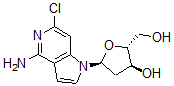 CAS#: 114915-05-8, (2R,3S,5S)-5-(4-Amino-6-Chloropyrrolo[3,2-c]Pyridin-1-Yl)-2-(Hydroxymethyl)Oxolan-3-Ol