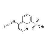CAS#: 114935-78-3, 4-Azido-8-(Methylsulfonyl)Quinoline