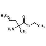 CAS 登录号：114968-87-5， 乙基2-氨基-2-甲基-4-戊烯酸酯