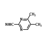 CAS#: 114969-77-6, 4,5-Dimethyl-2-Pyrimidinecarbonitrile