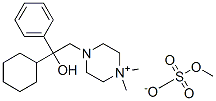 CAS#: 115-63-9, 1-Cyclohexyl-2-(4,4-Dimethylpiperazin-4-Ium-1-Yl)-1-Phenylethanol; Methyl Sulfate