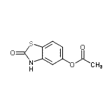 CAS#: 115045-84-6, 2-Oxo-2,3-Dihydro-1,3-Benzothiazol-5-Yl Acetate