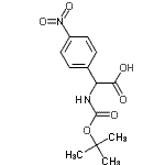 CAS#: 115116-80-8, ({[(2-Methyl-2-Propanyl)Oxy]Carbonyl}Amino)(4-Nitrophenyl)Acetic Acid
