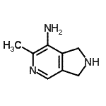 CAS#: 115121-20-5, 6-Methyl-2,3-Dihydro-1H-Pyrrolo[3,4-c]Pyridin-7-Amine