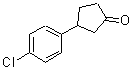 CAS 登录号：115169-77-2， 3-(4-氯苯基)环戊酮