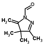 CAS#: 115174-62-4, 3,4,4-Trimethyl-5-Methylene-4,5-Dihydro-1H-Pyrazole-1-Carbaldehyde