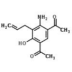 CAS#: 115350-01-1, 1,1'-(5-Allyl-4-Amino-6-Hydroxy-1,3-Phenylene)Diethanone
