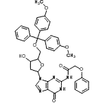 CAS#: 115388-95-9, N-[9-[5-[[Bis(4-Methoxyphenyl)-Phenyl-Methoxy]Methyl]-4-Hydroxy-Tetrahydrofuran-2-Yl]-6-Oxo-1H-Purin-2-Yl]-2-Phenoxy-Acetamide