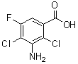 CAS 登录号：115549-13-8， 3-氨基-2,4-二氯-5-氟苯甲酸