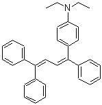 CAS 登录号：115655-09-9， N,N-二乙基-4-(1,4,4-三苯基-1,3-丁二烯-1-基)苯胺