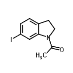 CAS#: 115666-43-8, 1-(6-Iodo-2,3-Dihydro-1H-Indol-1-Yl)Ethanone