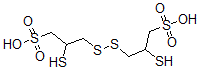 CAS#: 115681-29-3, 2-Sulfanyl-3-(2-Sulfanyl-3-Sulfopropyl)Disulfanylpropane-1-Sulfonic Acid