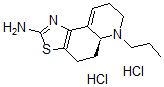 CAS 登录号：115689-19-5， (5aS)-6-丙基-5,5a,7,8-四氢-4H-吡啶并[3,2-e][1,3]苯并噻唑-2-胺二盐酸盐