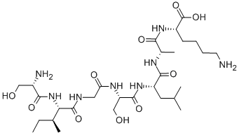 CAS#: 115918-58-6, L-Seryl-L-Isoleucylglycyl-L-Seryl-L-Leucyl-L-Alanyl-L-Lysine