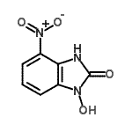 CAS 登录号：116059-18-8， 1-羟基-4-硝基-1,3-二氢-2H-苯并咪唑-2-酮