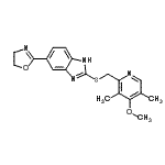 CAS#: 116091-77-1, 5-(4,5-Dihydro-1,3-Oxazol-2-Yl)-2-{[(4-Methoxy-3,5-Dimethyl-2-Pyridinyl)Methyl]Sulfanyl}-1H-Benzimidazole