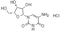CAS 登录号：116154-74-6， 5-氨基-1-[(2Xi)-beta-D-苏-呋喃戊糖基]-2,4(1H,3H)-嘧啶二酮盐酸盐(1:1)
