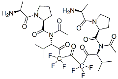 CAS#: 116380-62-2, (2S)-N-[(2S)-2-Acetamidopropanoyl]-1-[(3S)-1,1,1-Trifluoro-4-Methyl-2-Oxopentan-3-Yl]Pyrrolidine-2-Carboxamide