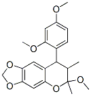 CAS#: 116385-33-2, 8-(2,4-Dimethoxyphenyl)-6-Methoxy-6,7-Dimethyl-7,8-Dihydropyrano[6,5-f][1,3]Benzodioxole