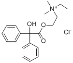 CAS#: 1164-38-1, Ethyl-[2-(2-Hydroxy-2,2-Diphenylacetyl)Oxyethyl]-Dimethylazanium Chloride