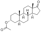 CAS 登录号：1164-95-0， [(3R,5S,8R,9S,10S,13S,14S)-10,13-二甲基-17-氧代-1,2,3,4,5,6,7,8,9,11,12,14,15,16-十四氢环戊烯并[a]菲-3-基]乙酸酯
