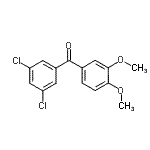 CAS#: 116412-97-6, (3,5-Dichlorophenyl)(3,4-Dimethoxyphenyl)Methanone