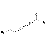 CAS 登录号：116428-95-6， 3,5-壬二炔-2-酮