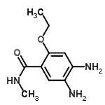 CAS 登录号：116448-89-6， 4,5-二氨基-2-乙氧基-N-甲基苯甲酰胺